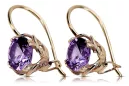 Or rose 14 carats vintage d'origine Alexandrite Anneau Bijoux vintage vec029r